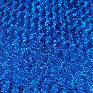 Tissu à paillettes (sequins) ronds cousus au milieu. Très brillant.
