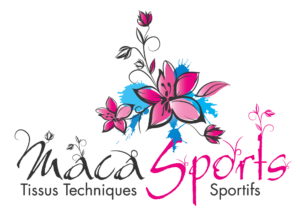 MacaSports - Vente de tissus logo