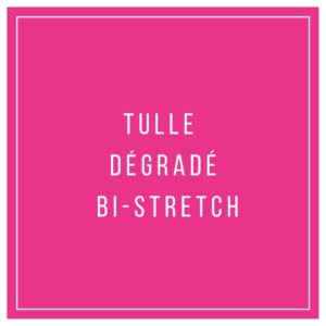 Tulle dégradé bi-stretch