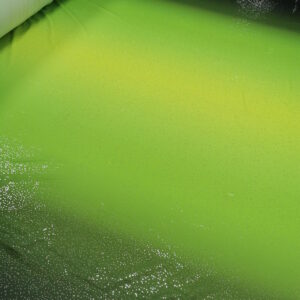 lycra dégradé tricolore noir - vert - jaune - vert -noir