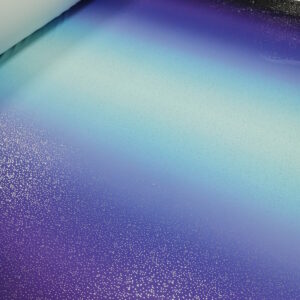 lycra dégradé tricolore noir - violet - bleu clair - violet -noir