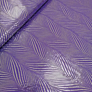 Lycra holo tresse violet
