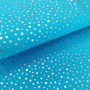lycra dalmatien turquoise