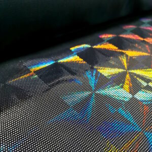 lycra carré holographique