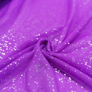 tulle résille étoilé métallisé