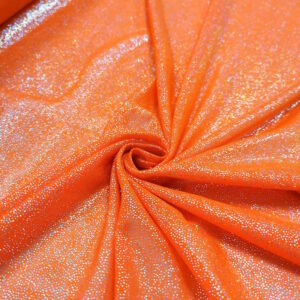 tulle résille poudré holo orange