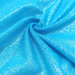 tulle résille poudré holo turquoise