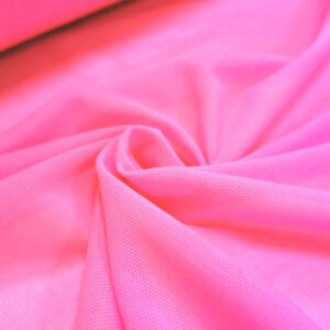 tulle lorie résille fine et souple couleur rose fluo/ rose barbie